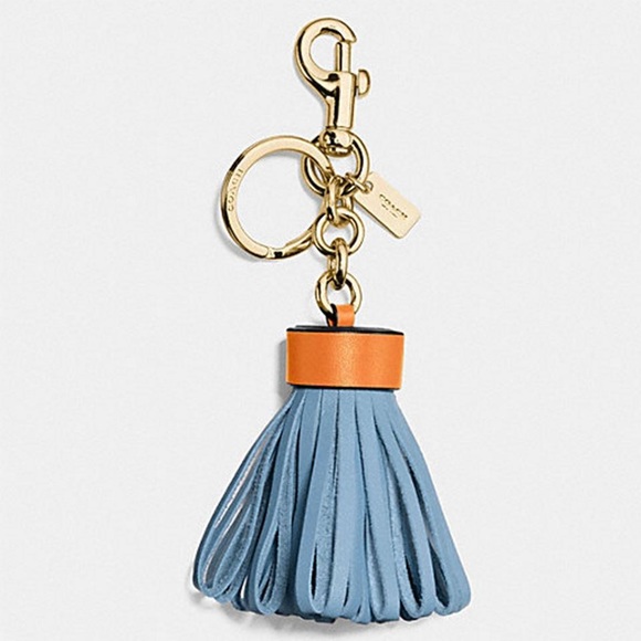 Handbags - Coach Leather Tassel Key Fob/Keychain